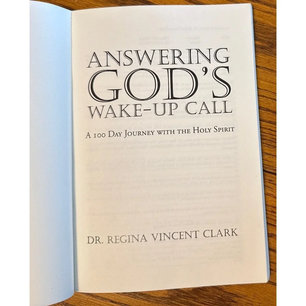 Signed Answering Gods Wake Up‎ Call Clark Devotional Christian Book